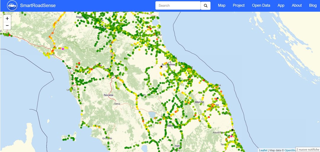 maponi's tweet image. #SmartRoadSense è un sistema di #crowdsensing per il monitoraggio continuo delle condizioni del manto stradale.
smartroadsense.it