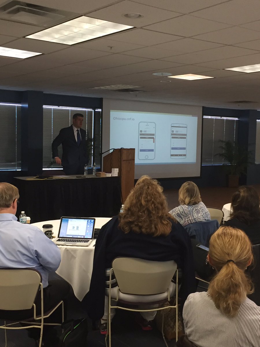 OSCPA's tweet photo. "Our focus is not just on graduating accounting majors, it's on getting students in the #CPA pipeline." @ScottDWiley #Advance16 https://t.co/KjB8PfUn6f