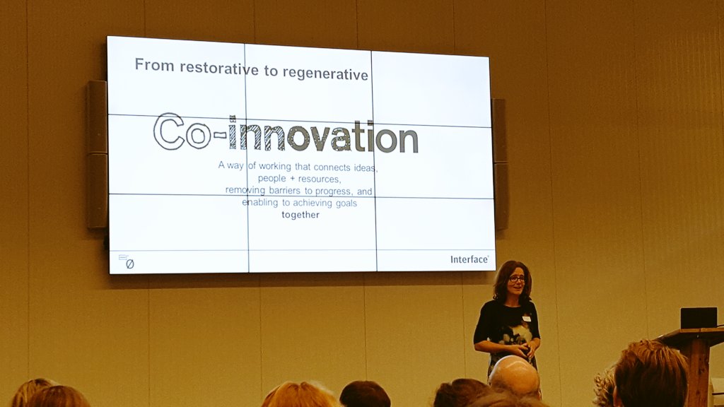 Totally agree with <a href="/GeanneVanArkel/">Gedeactiveerd</a> on the topic of Co-Innovation! #Bthechange <a href="/InterfaceInc/">Interface</a> @bcorpNL