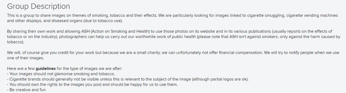 'We are particularly looking for images [... of] diseased organs'

'Be creative and fun.'

~ASH UK

Disease is fun!

flickr.com/groups/ashcoll…
