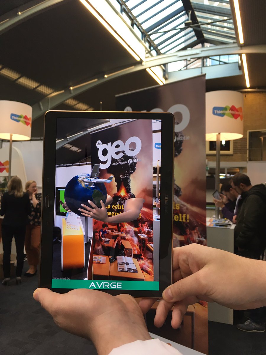 Verrijking van het lesboek met augumented reality <a href="/avrge_/">AVRGE INTERNATIONAL</a> #knagdag