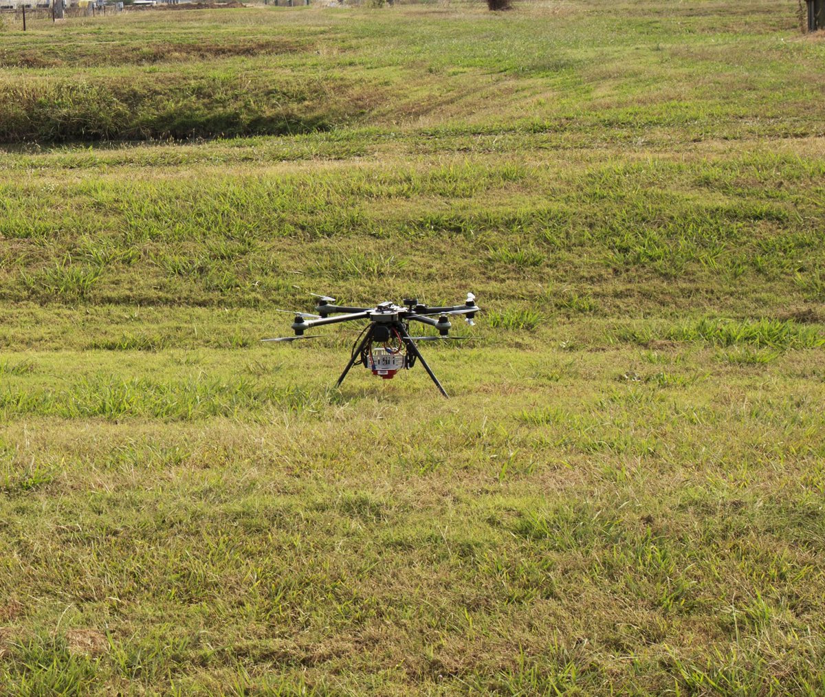 MSU_UAS's tweet photo. Precision Ag class learning about UAVs in agriculture. https://t.co/CQgn9WxDuq