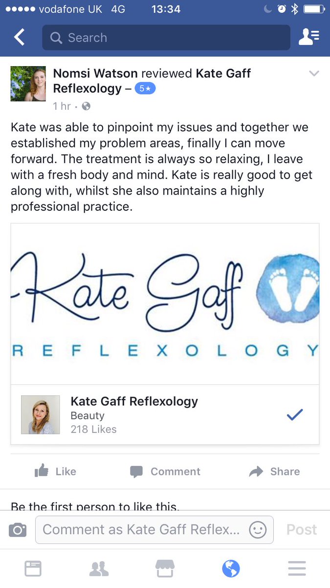 ReflexologyKate's tweet photo. Always makes my day when I receive lovely reviews like this from my clients ☺️👣 https://t.co/OJ6SWnnJry