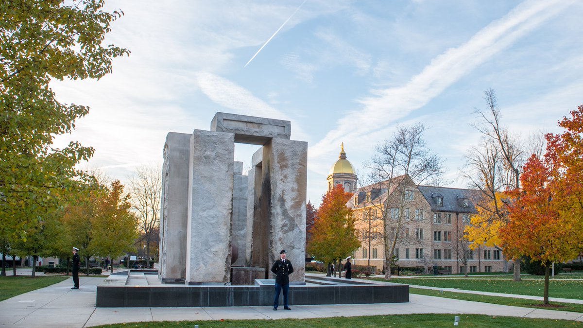 FightingIrish's tweet image. 🇺🇸 Thank you, Veterans.

Every day we are reminded about those who served by the Clarke Fountain, a tribute to veterans.
