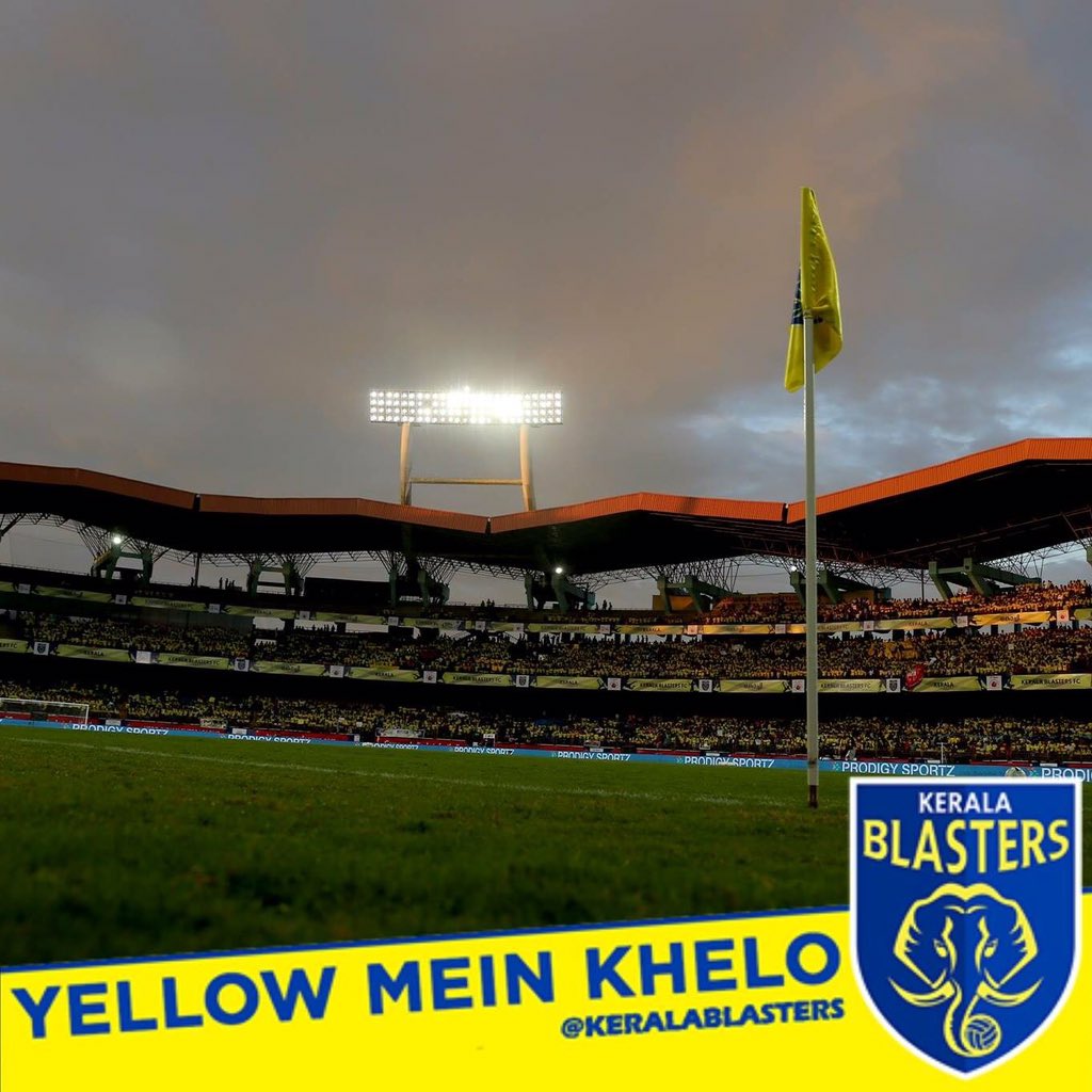 KeralaBlasters's tweet photo. It’s time for you to show your #PassionForYellow! Add the #KBFC frame to your profile &amp; get ready for the South Indian Derby. https://t.co/YML8jnAtEu