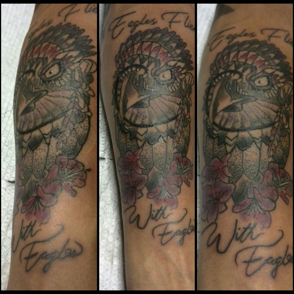 Ch1ch0_07's tweet photo. <3 #MiNuevaAdquisicion :3 *___* #Tattoo #Eagle #Flowre´s #ChikTattoo #Tinta&Pasión #EaglesFliesWithEagles #NroOnce #NuncaPar #ForeverTattoo https://t.co/8HLNDmS54X
