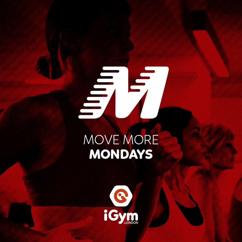 We're motivated for another fantastic week of workouts here at iGym! #mondaymotivation #MoveMore