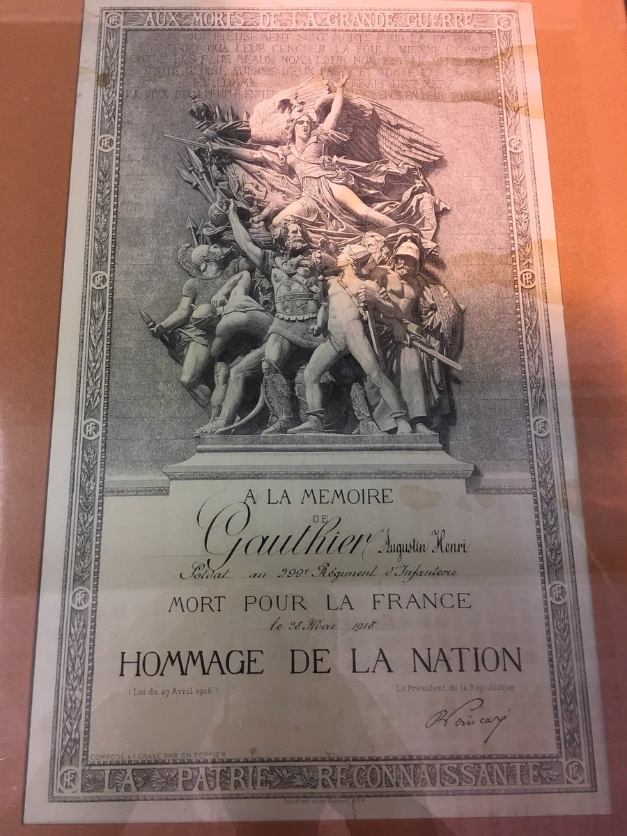 MonnierThibaut's tweet photo. Bravo à Frederic Morel, organisateur de la magnifique exposition de la Grande Guerre à #Moidieu #11novembre avec @RubagottiAdrien #FN38 https://t.co/1WFtmQSCsc