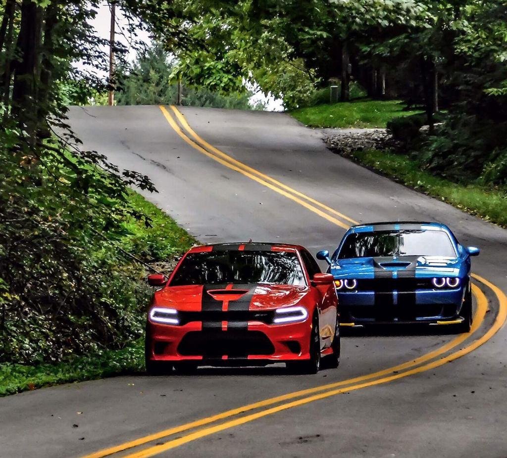 Dodge's tweet image. Muscle redefined. (Photo credit: Brad C.) #ThatsMyDodge