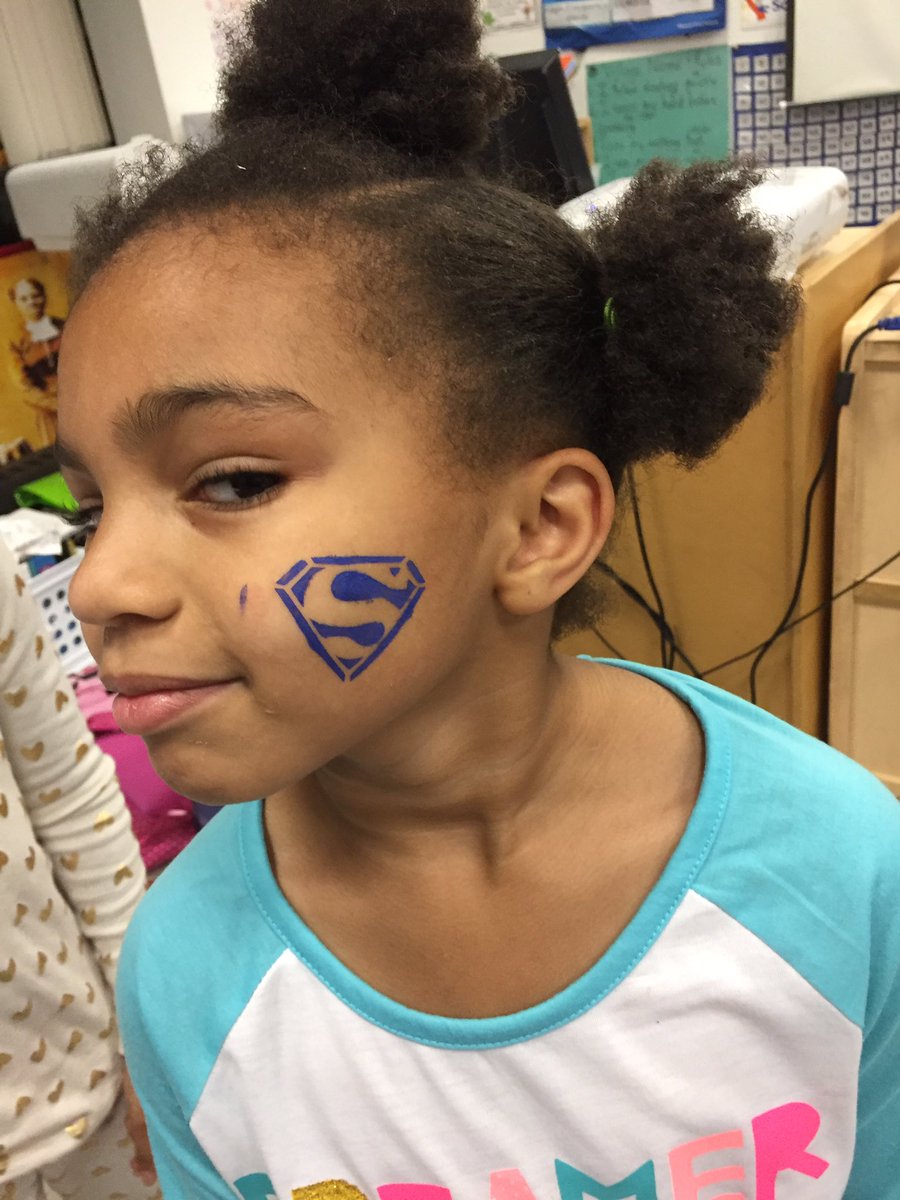 smorales113's tweet photo. Face painting station was so fun! I loved seeing their cute reactions. #vlastyle #PajamaJam #facepaint #fun https://t.co/9lxFRDKn1I