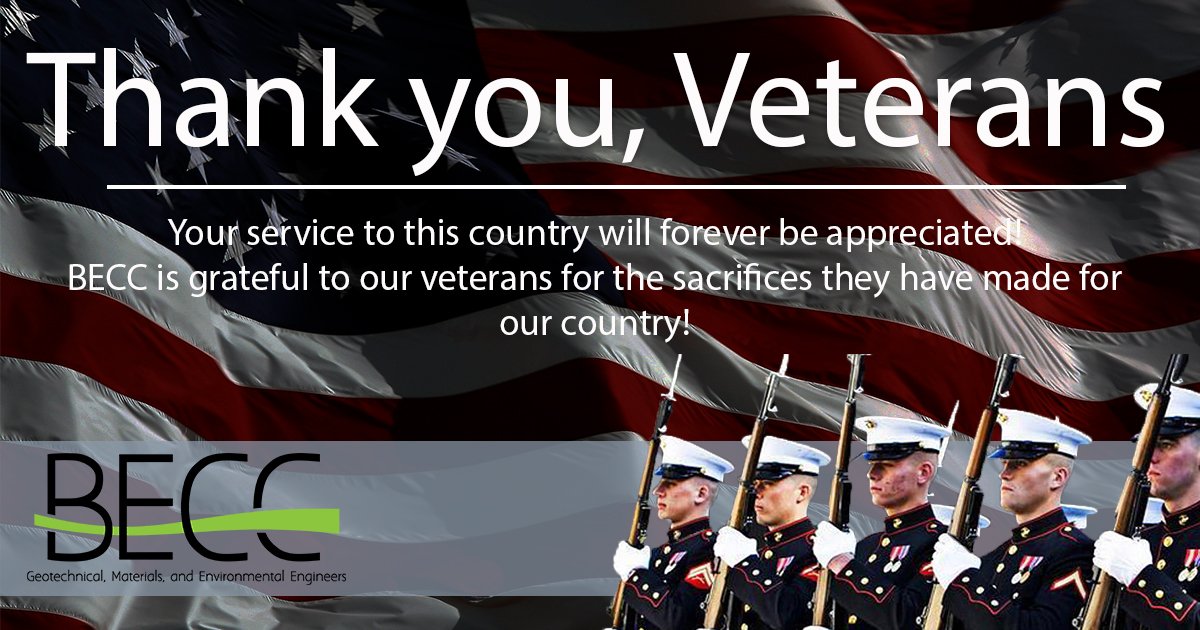 Happy Veterans Day! #BECCRocks