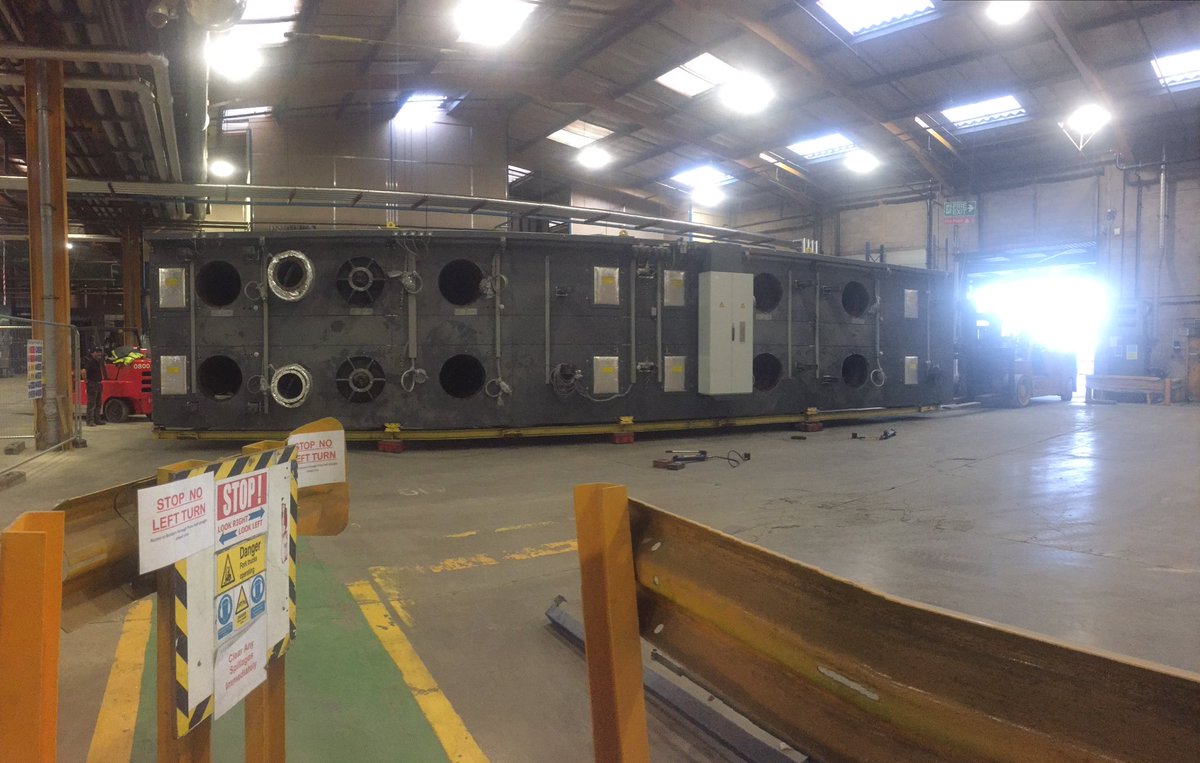 YMChantry's tweet photo. Not sure how they got it in but more parts arriving today @YMChantry https://t.co/wbtKyqdtt0