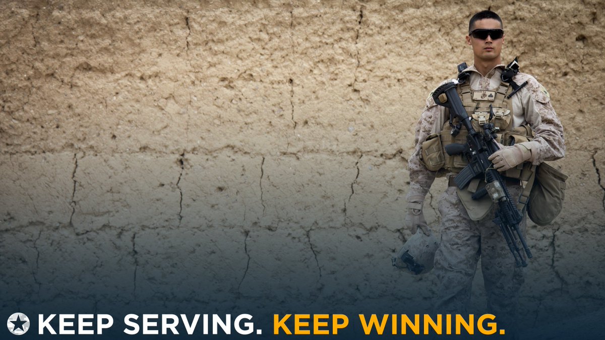 It doesn’t matter what you choose to do or how you'll continue to serve our country and our community. Just keep winning. #VeteransDay