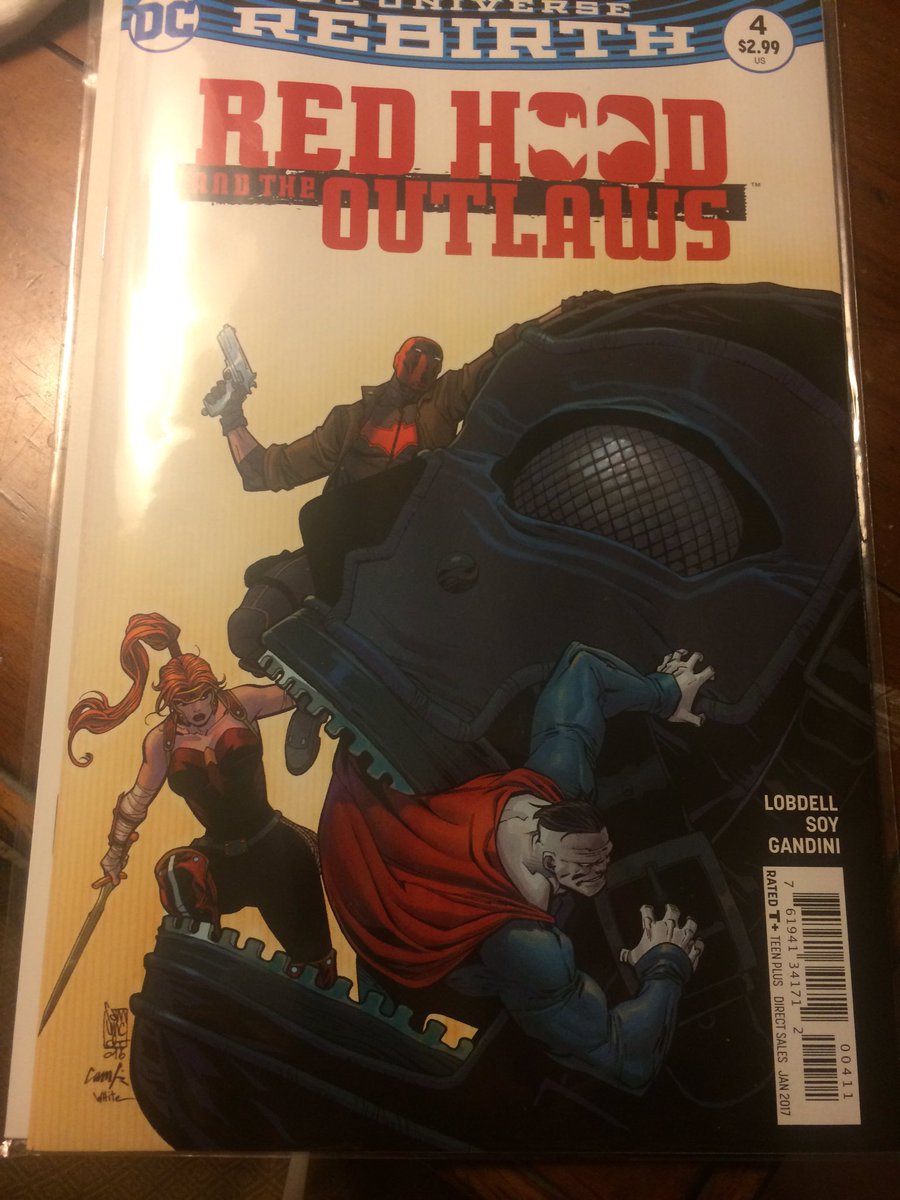 Gorillastyle71's tweet photo. @ScottyLobdell @dextersoy thanks for making #redhoodandtheoutlaws my favorite #rebirthbook #dccomicsfan https://t.co/HlSJrELxPF