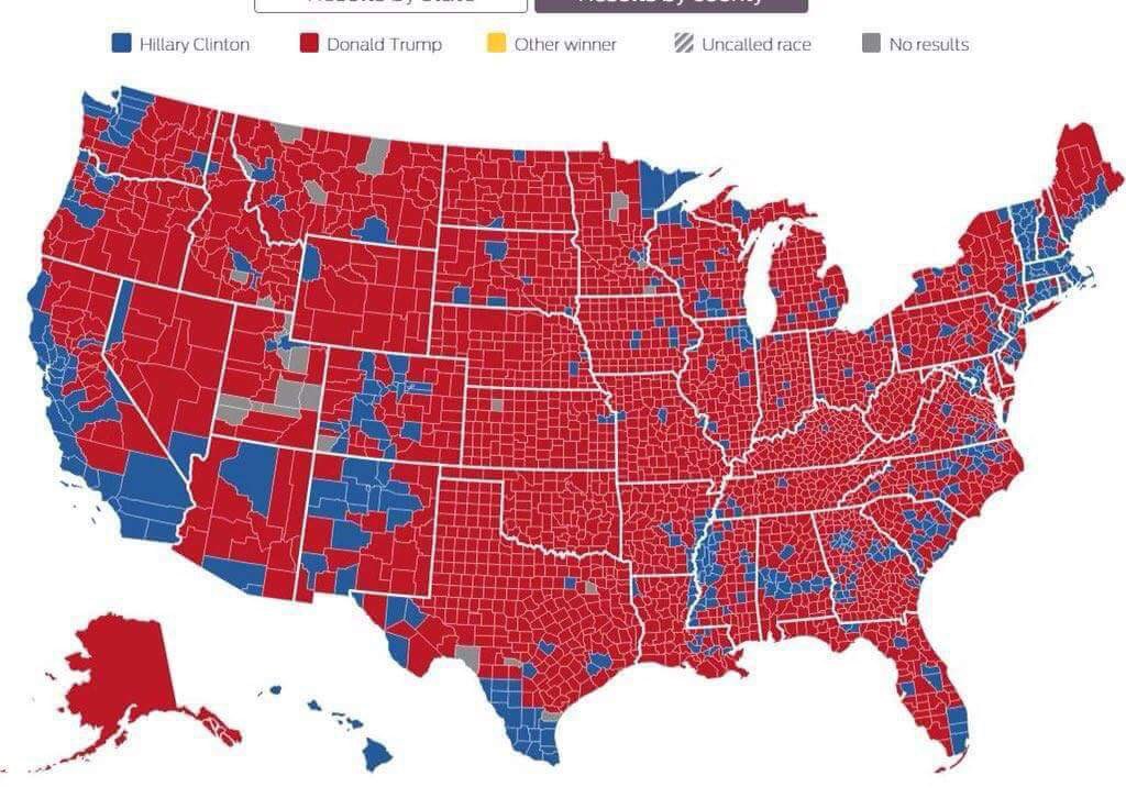 FINAL ELECTION 2016 NUMBERS: TRUMP WON BOTH POPULAR ( 62.9 M -62.2 M ) AND ELECTORAL COLLEGE VOTES ( Cw_Y0C2XgAAyPBl