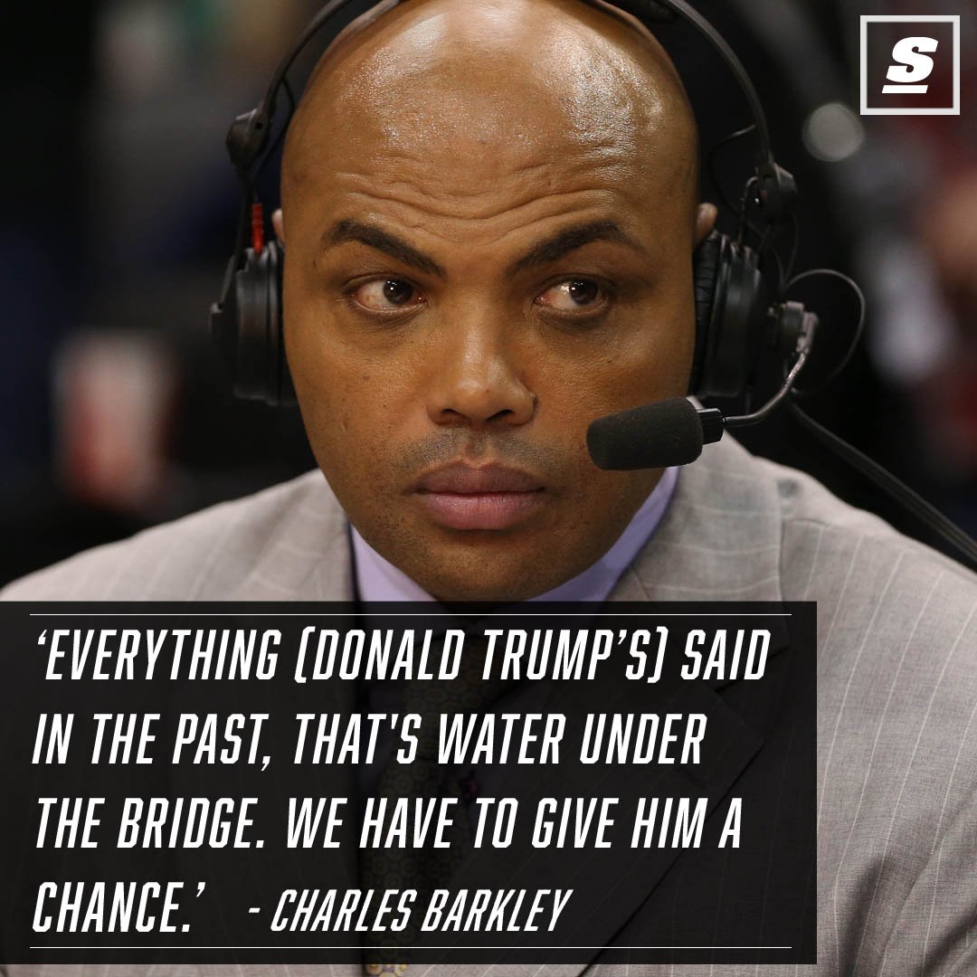 Charles Barkley with a message for those against the President-elect. thesco.re/2fIdrRl