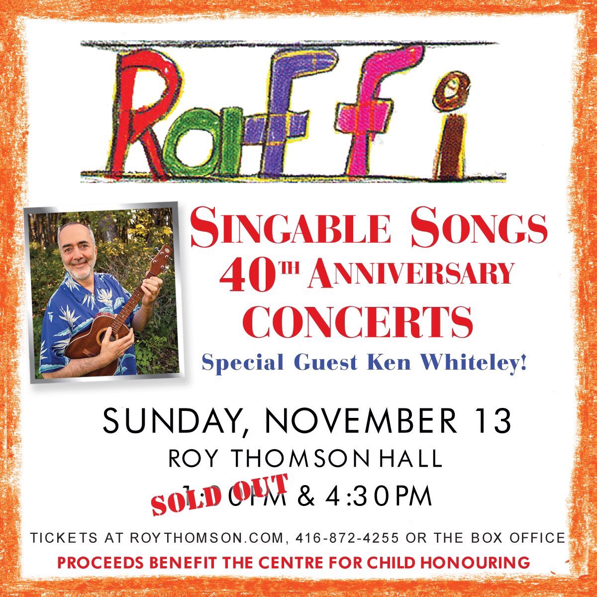 Raffi_RC's tweet photo. 🍁 meanwhile in Canada...
still some tickets left for my
4:30 show at @roythomsonhall
in Toronto • Sun Nov 13.
#singable #belugagrads https://t.co/hHDsIhqbOJ