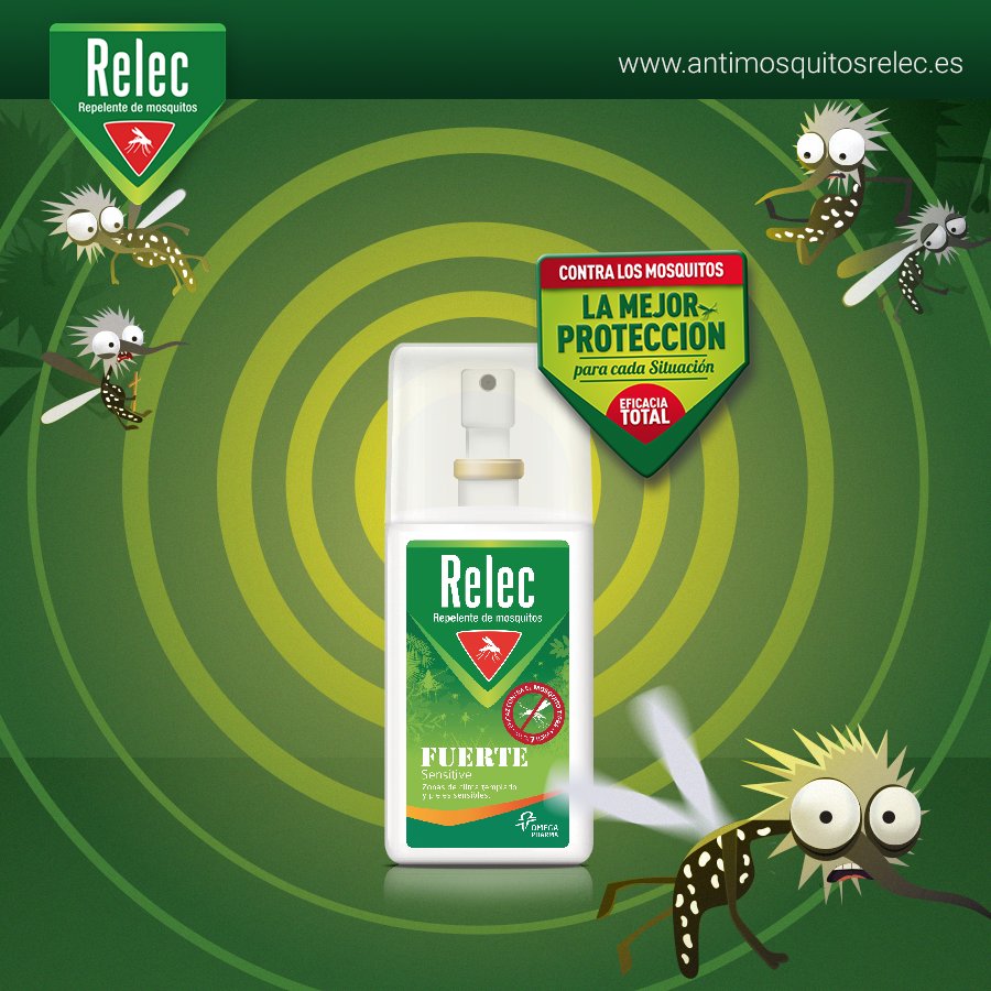Relec_es's tweet photo. :) ¡Eficacia Relec! :) Hacemos un #repelec a los mosquitos y a la semana de trabajo y.... ¡empieza el finde! #felizfinde https://t.co/FFtMFr0DUr