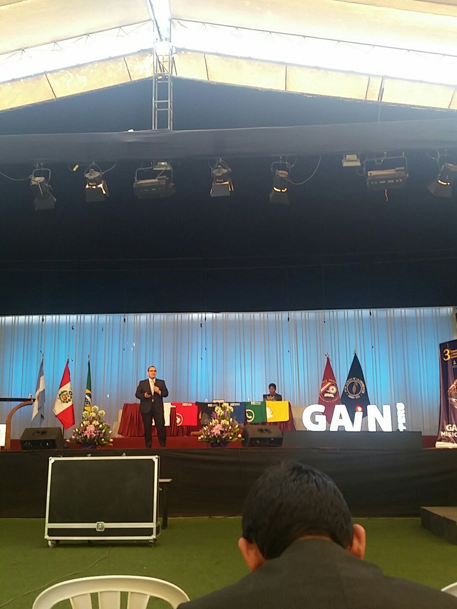 #GainPERU 
Pr. Jorge Rampogna
Meditando en como hacer cosas creativas para ser diferentes y relevantes