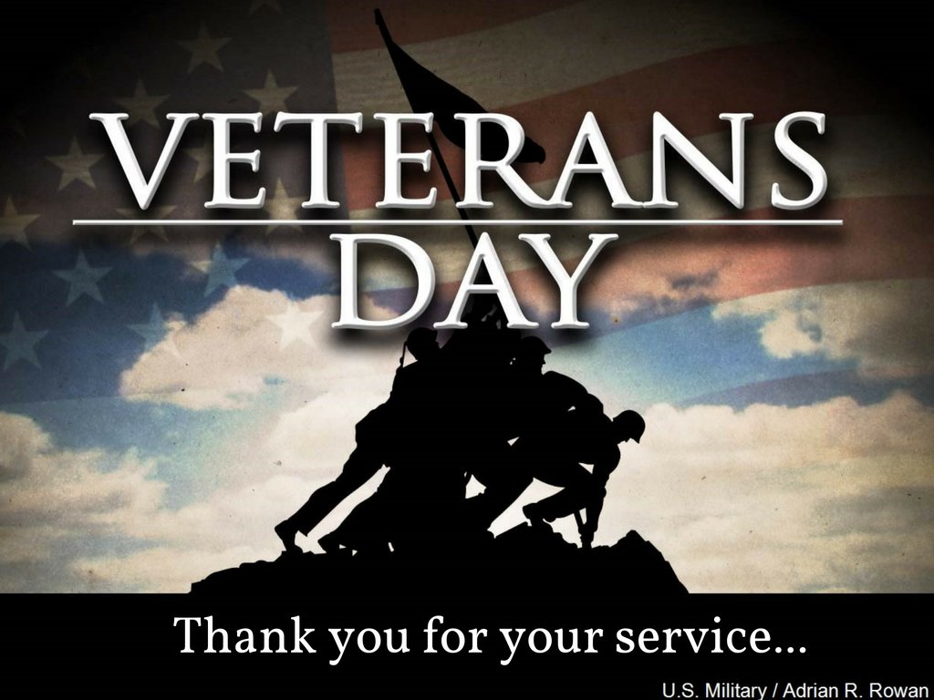 From #OnslowCounty Government, THANK YOU to our veterans.  We are here because of you.  #VeteransDay
