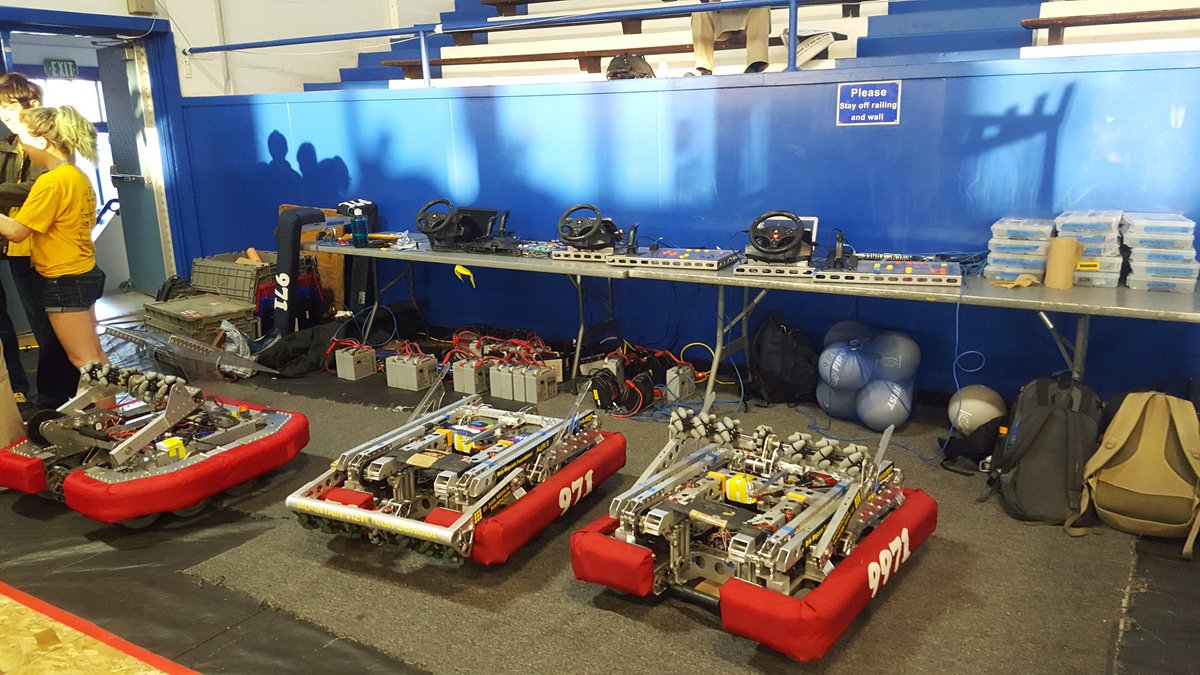 team971's tweet photo. Ready for Madtown #omgrobots #frc971 https://t.co/SnDqdCKYJu