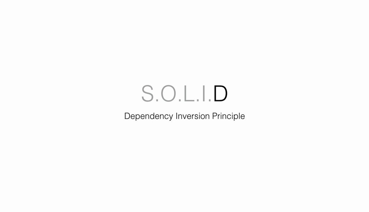 ssdtutorials's tweet image. Dependency Inversion Principle - last video in the S.O.L.I.D chapter ssdtutorials.com/courses/princi…