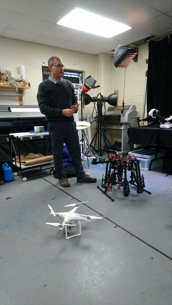 UofGDC's tweet photo. Fascinating look at the drone work being carried out by Hugh Gilbert &amp; Phil Conrad #ahfap16 @AHFAP https://t.co/3JhAGJ17Wz