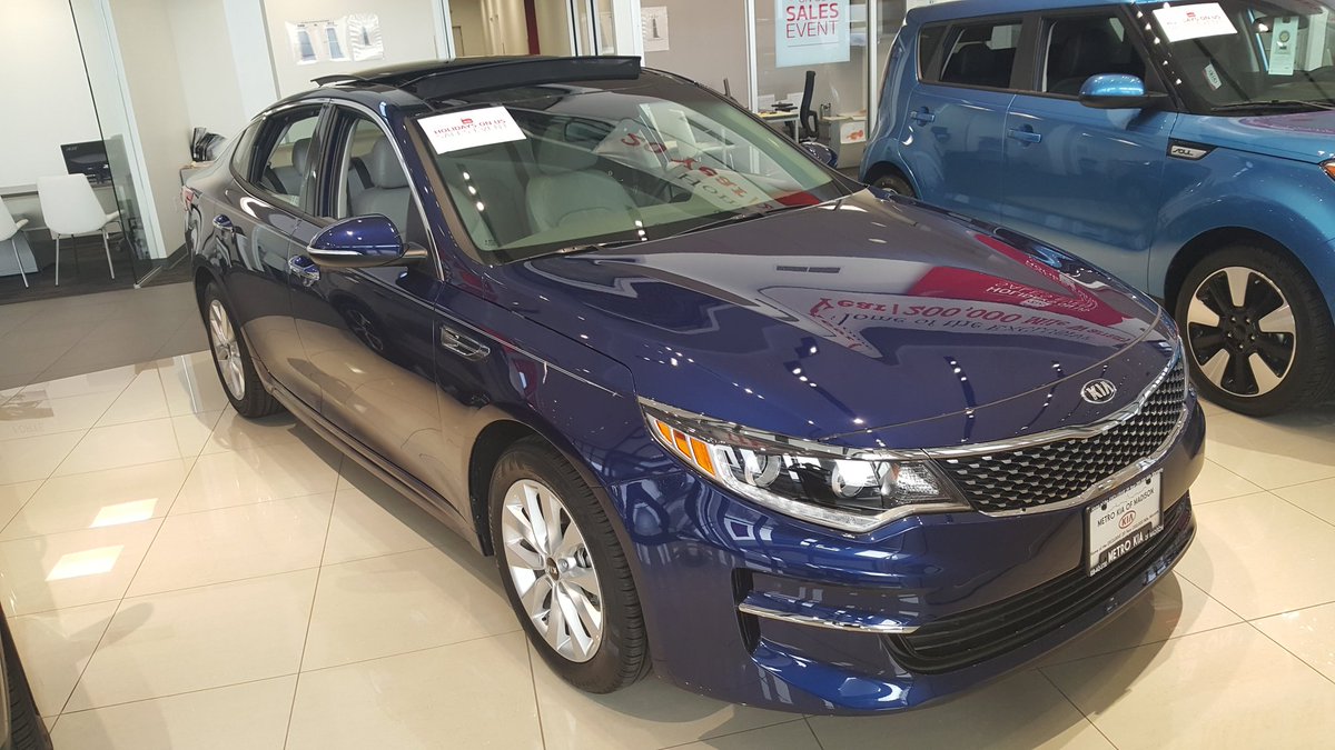 kia_metro's tweet photo. 2016 Kia Optima EX; Horizon Blue https://t.co/saR6qKh6Gt