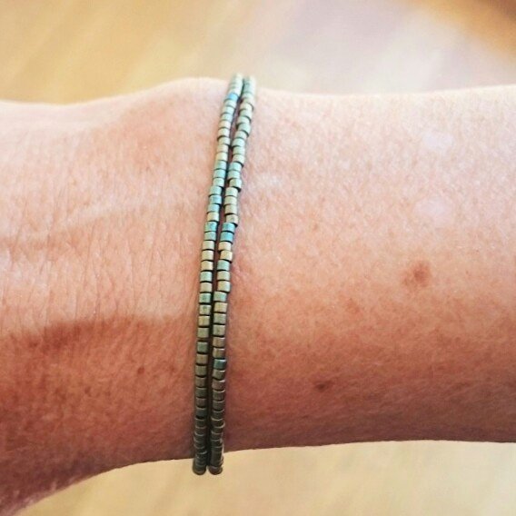 BeLizardHappy's tweet image. #nouveau #bracelet #BeLizardHappy #jewellery #perles #perlas #pearls #Miyuki #pulsera