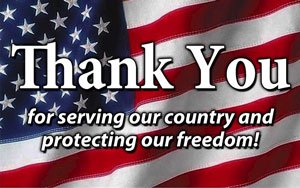 Thank You to everyone who is currently serving or who has ever served in the armed forces! Thank you for your service &amp; for your sacrifices!