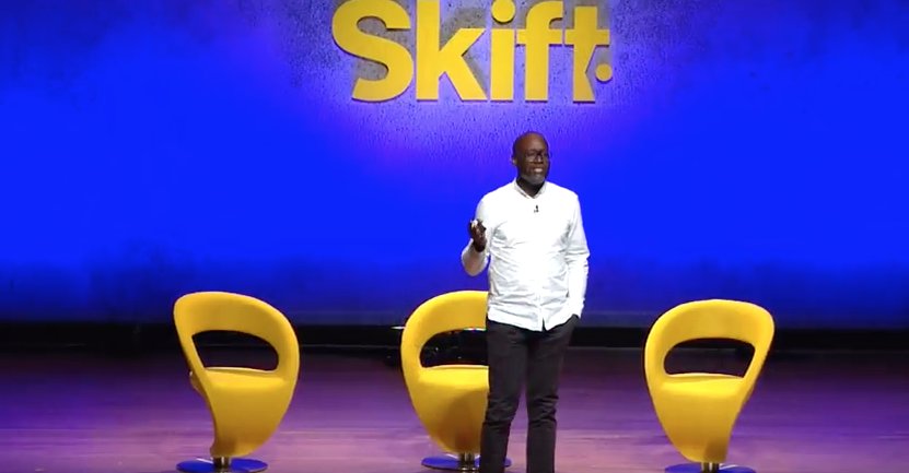 WolffOlins's tweet photo. Watch our CEO @onyeije talk at @skift about Capturing the Traveler's Imagination 
https://t.co/g5QnN6SErp https://t.co/oOMrhkh6io