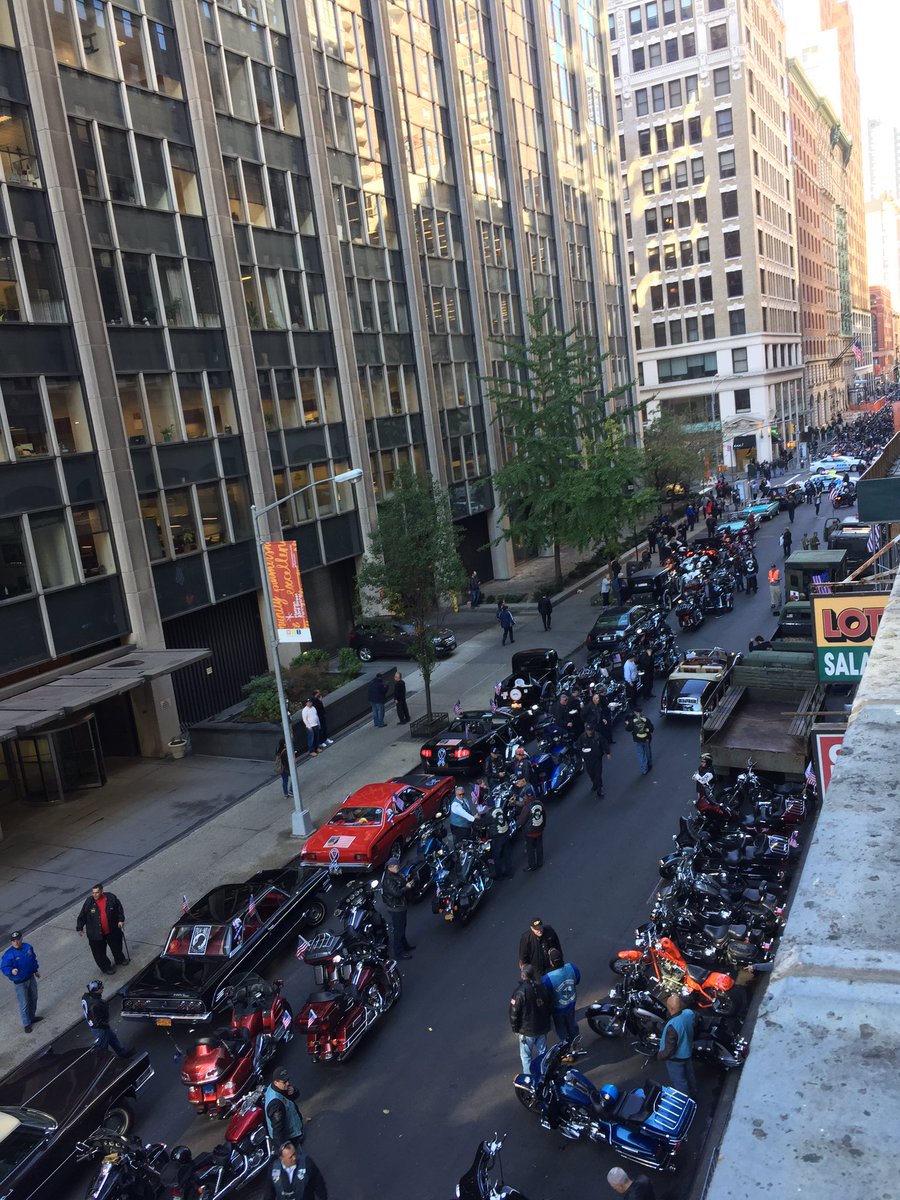 Happy #VeteransDay! Undying gratitude to those who sacrifice to keep us safe. We're watching the #NYC parade from the 3rd floor!