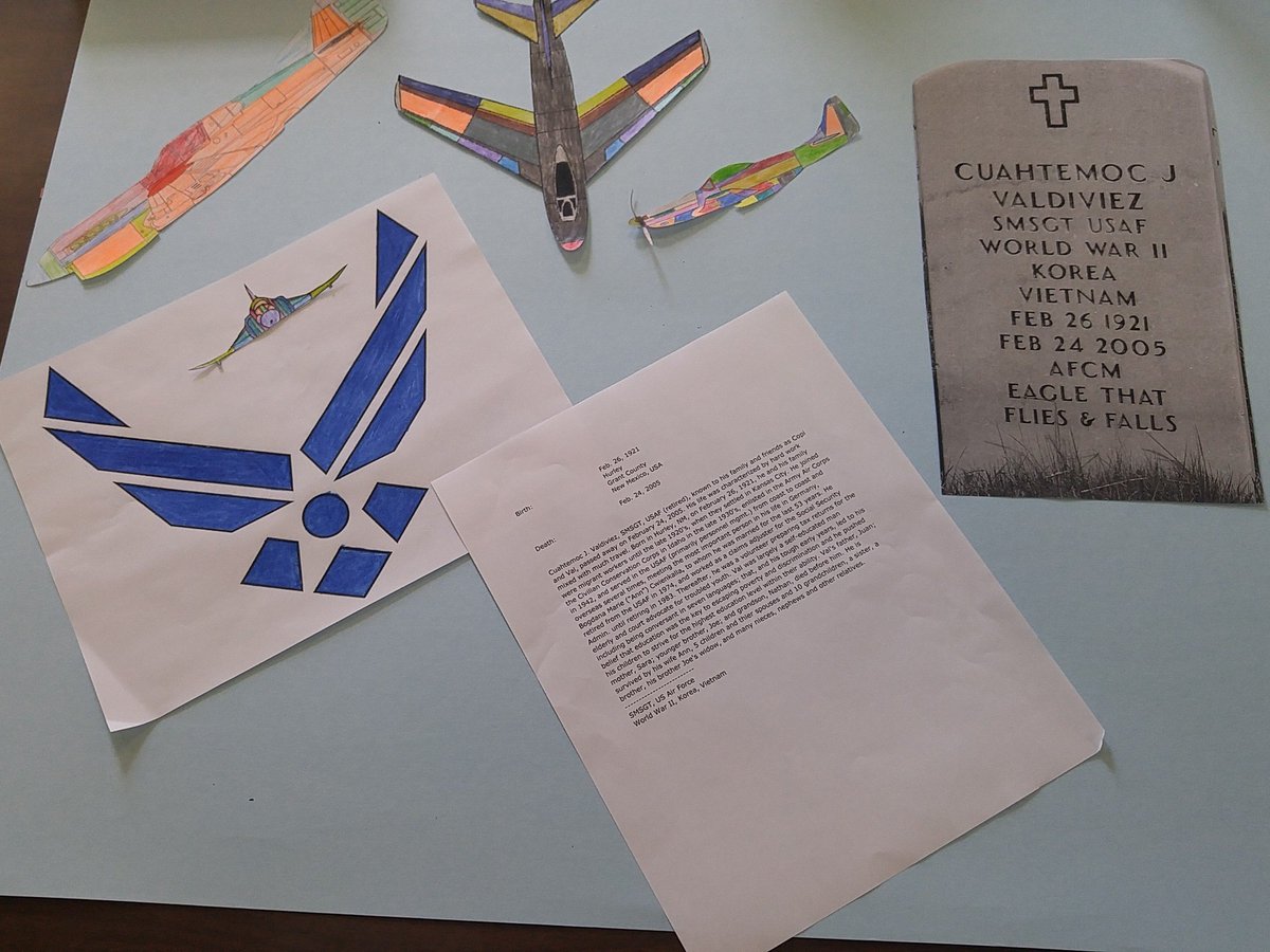 More artwork that ECKA student's made for display at Ottawa's National Guard Armory!