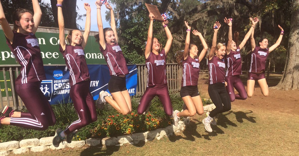 TFW you win the first South Regional Championship in program history! #HailState #ncaaXC