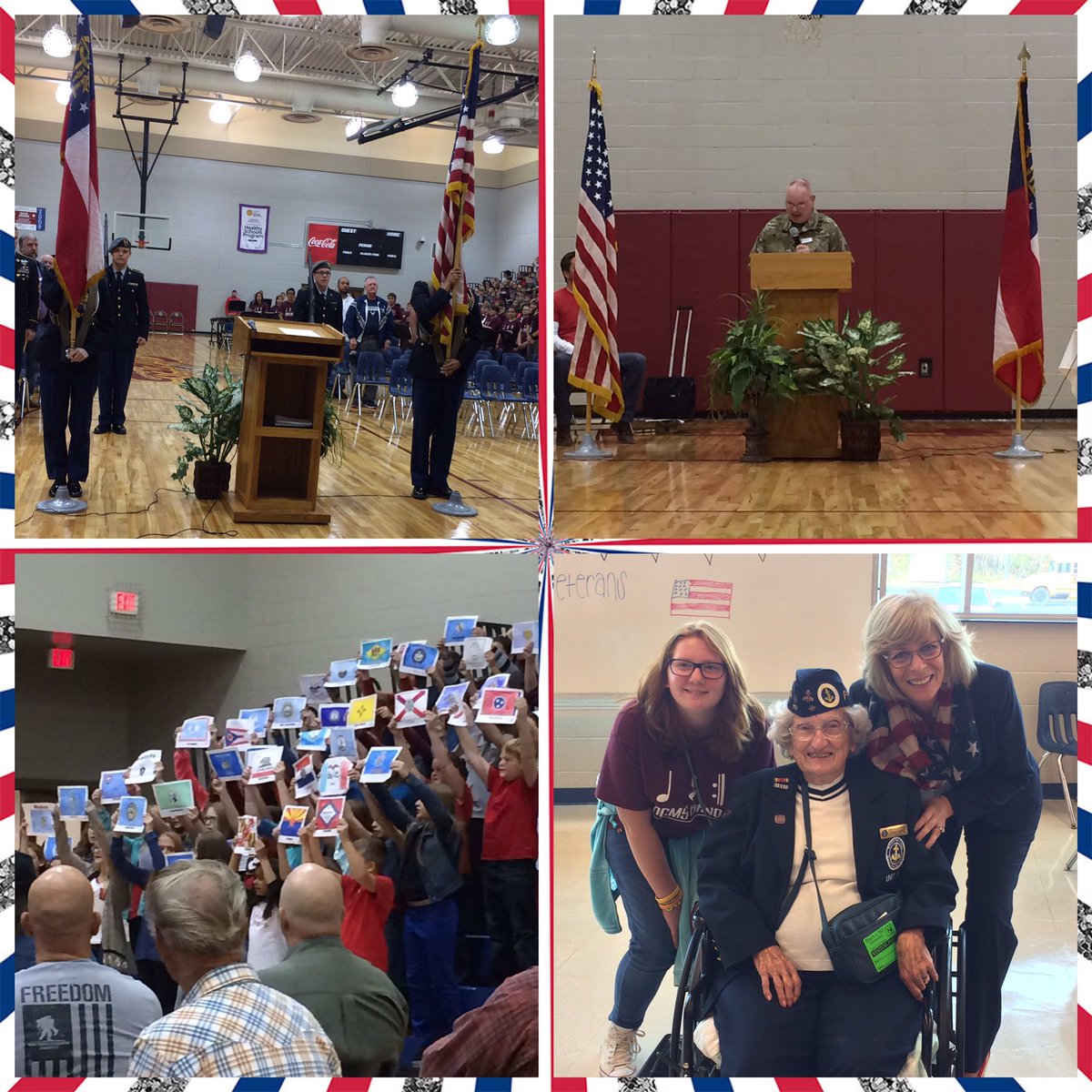 randisagona's tweet image. Celebrating Americas's heroes at DCMS! #VeteransDay2016 #thankaveteran #teamdcms @DawsonSchools