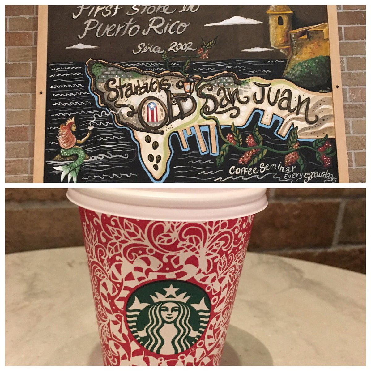 CmagroupFuoco's tweet photo. First red cup of the season... in the first store in Puerto Rico https://t.co/DIPVlPyfW6