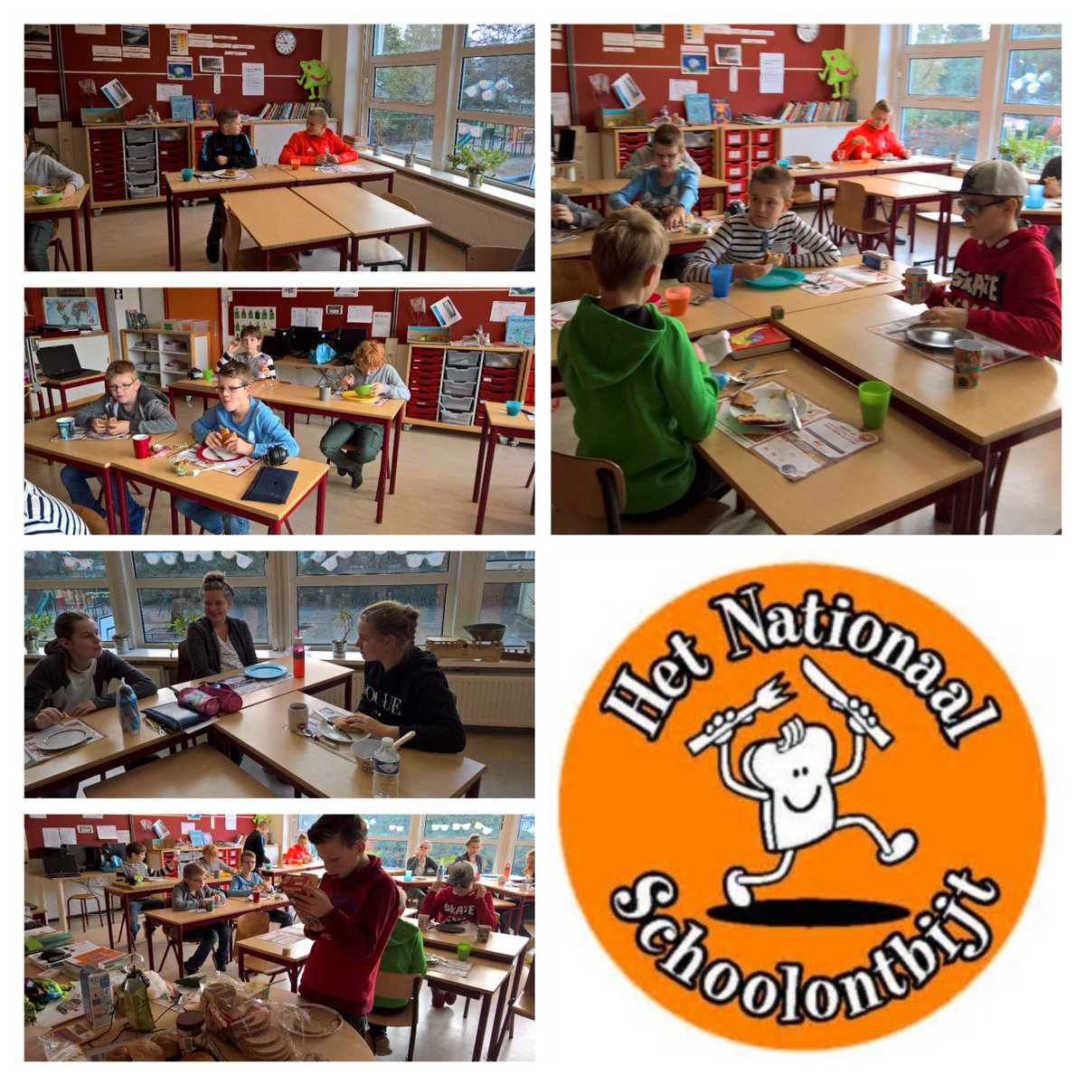 #nationaalschoolontbijt was gezellig