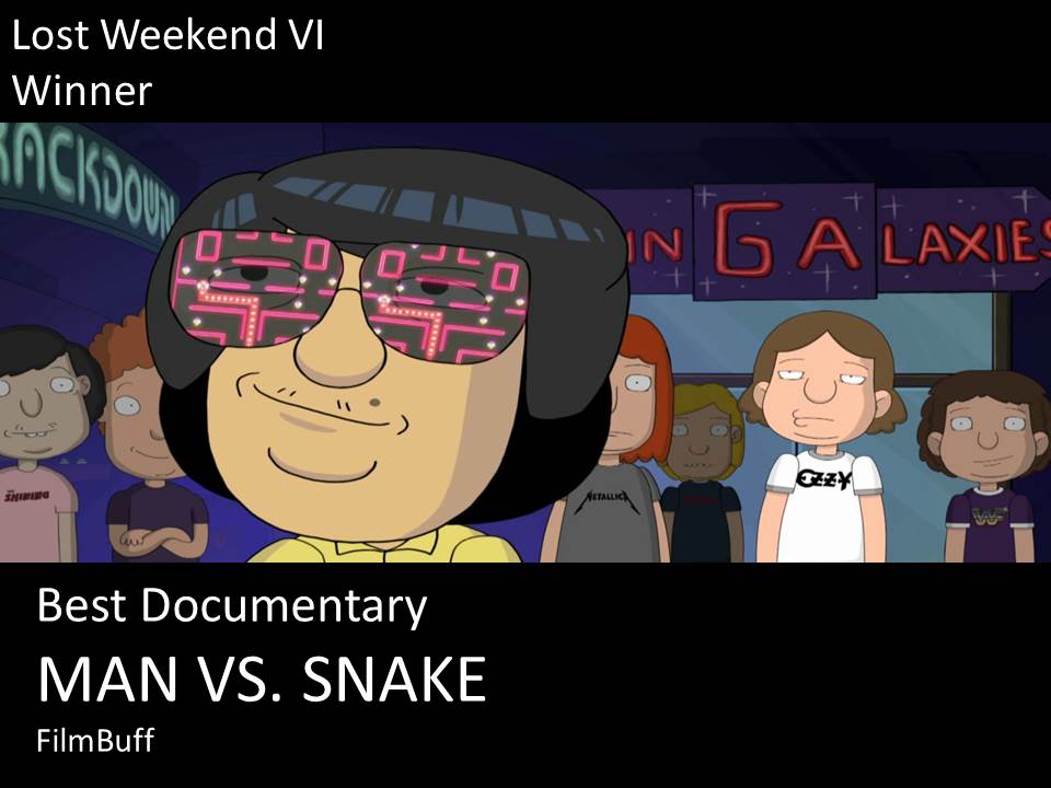 CinemaBandwagon's tweet photo. #LostWeekendVI - Winner - Best Documentary - MAN VS. SNAKE: THE LONG AND TWISTED TALE OF NIBBLER https://t.co/1FDIXYxI29
