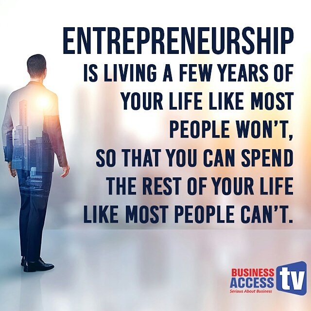 BusinessAcessTV's tweet photo. The sacrifices will pay off 👊 

#businessaccesstv https://t.co/13q6cQEvWR