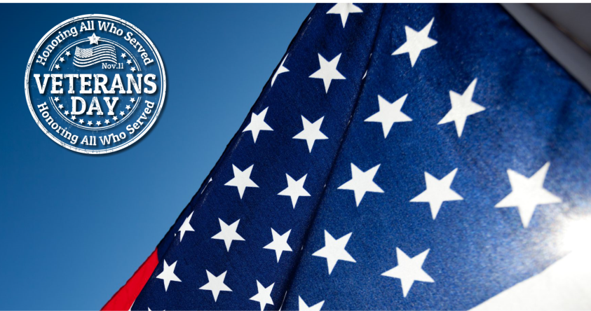 Happy Veteran's Day to all those who serve and have served our country. Thank You!