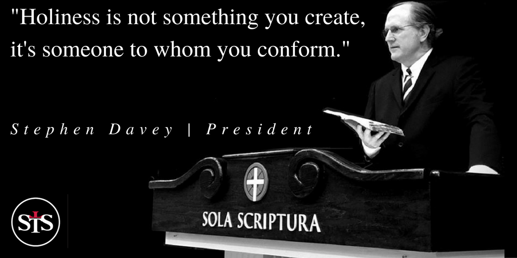 stseminary's tweet photo. "Holiness is not something you create, it's someone to whom you conform." -@StephenDDavey #stseminary https://t.co/qgMKp1Jy9g