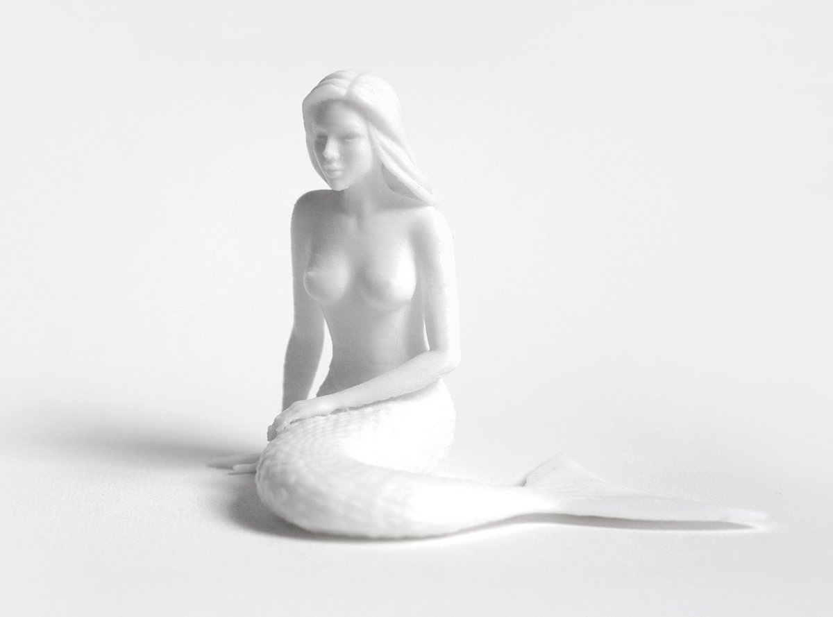 Magnificent 3D printed mermaid sculpture 👸🐟
Design &amp; 3D printing by <a href="/FORMBYTE/">FORMBYTE</a>. 3D model ⏭goo.gl/rrxmvf