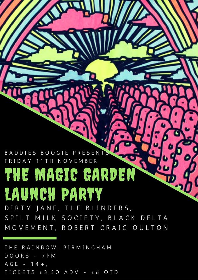 The Rainbow Pub (@therainbowpub) on Twitter photo F R I D A Y
<a href="/BaddiesBoogie1/">Baddies Boogie</a> & <a href="/MagicGardenUK/">Magic Garden Studio</a> present: <a href="/dirtyjaneuk/">Dirty Jane</a> @TheBlindersBand <a href="/BDMofficial/">The Black Delta Movement</a> <a href="/rcraigoulton/">Robert Craig Oulton</a> <a href="/spillymilk/">madz !! ☆</a> in The Cellar! F R I D A Y
<a href="/BaddiesBoogie1/">Baddies Boogie</a> & <a href="/MagicGardenUK/">Magic Garden Studio</a> present: <a href="/dirtyjaneuk/">Dirty Jane</a> @TheBlindersBand <a href="/BDMofficial/">The Black Delta Movement</a> <a href="/rcraigoulton/">Robert Craig Oulton</a> <a href="/spillymilk/">madz !! ☆</a> in The Cellar!