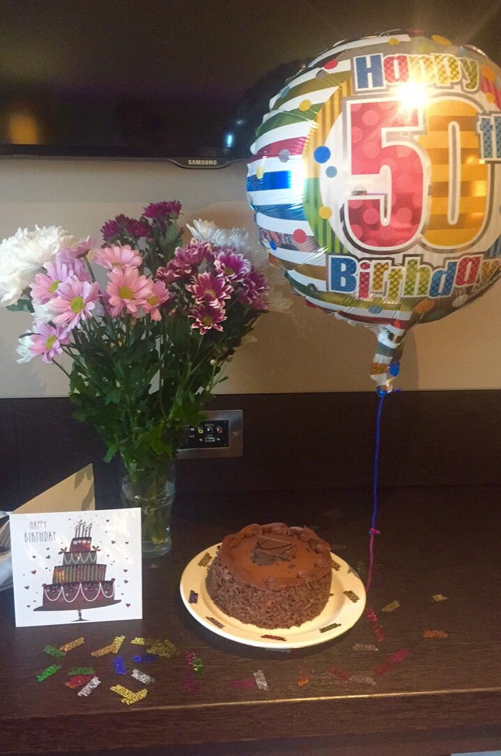 &amp; this is how we celebrate 50th birthday at #HolbornPremierInn! 🎈🎂💐 #TeamHolborn #PremierInn #PiWOW #Birthday #CakeCakeCake <a href="/premierinn/">Premier Inn</a>