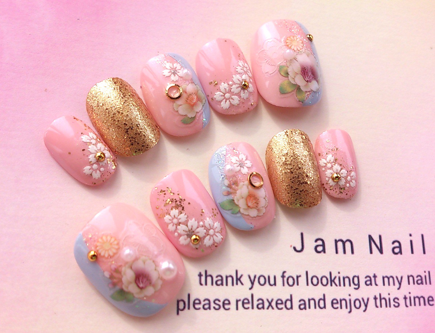Jam Nail 振袖にオススメ 和柄 やさしいピンクと水色と花のネイルチップ 1580円です Minne にて販売中です T Co Hi4rvs8dlj 和柄ネイル 振袖 振袖ネイル 成人式前撮り 前撮り 成人式ネイル Jam Nail 振袖にオススメ 和柄 やさしいピンクと水色と花のネイルチップ 1580円です Minne にて販売中です T Co Hi4rvs8dlj 和柄ネイル 振袖 振袖ネイル 成人式前撮り 前撮り 成人式ネイル