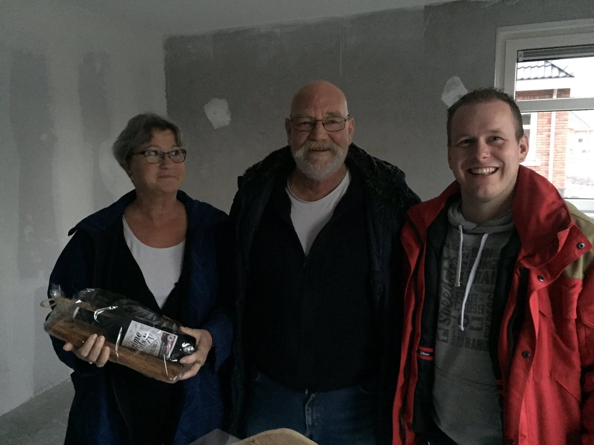 kohuisman's tweet image. Spetterend begin van de dag, fijne aflevering in @Sintmapark. Bouwen is een feestje @VanWijnenGroep. #klantwaarde