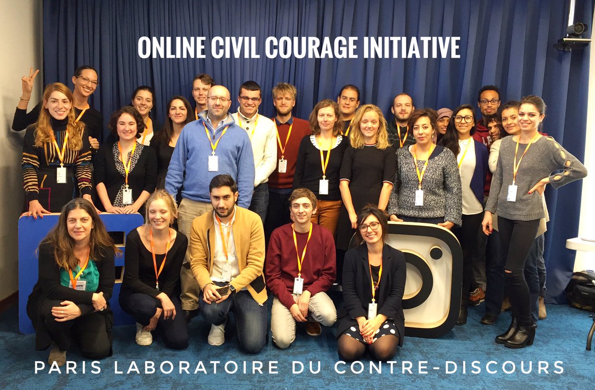 Online #CivilCourage Initiative Laboratoire du Contre-Discour avec les activistes à Paris @Institute4SD <a href="/facebook/">Facebook</a>