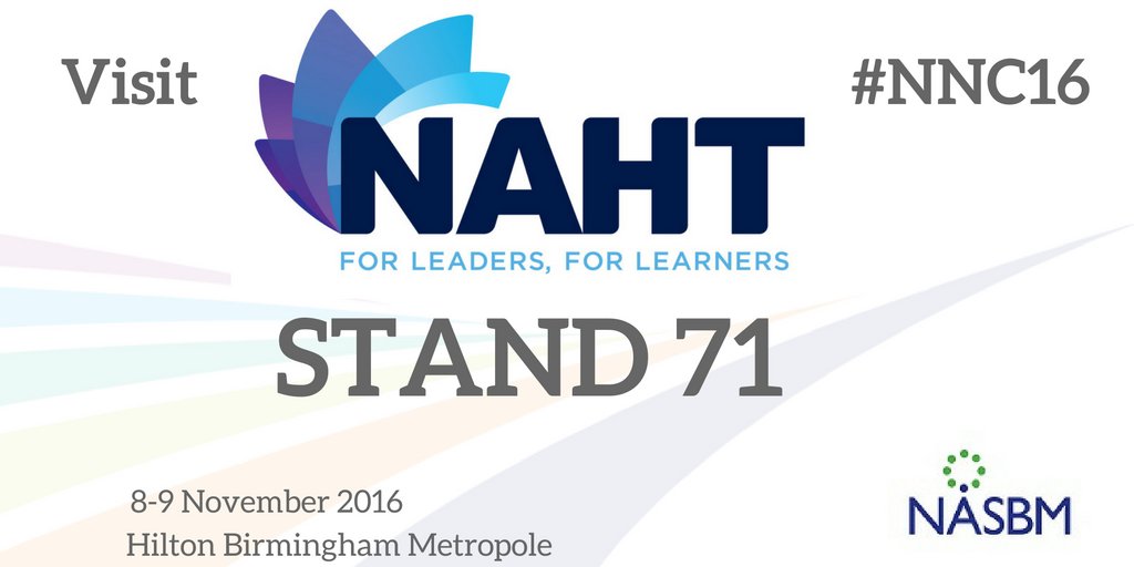 ISBL_news's tweet photo. We look forward to seeing @NAHTnews at next weeks #NNC16. Visit stand 71 to see the #largest #professional #association #NAHT2016 https://t.co/I7j1gBjKbE