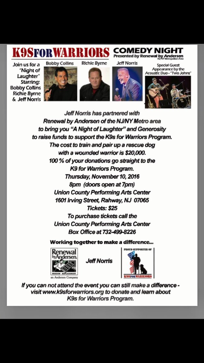 Nov 10 Rahway NJ  union county performing arts center#showofthe year