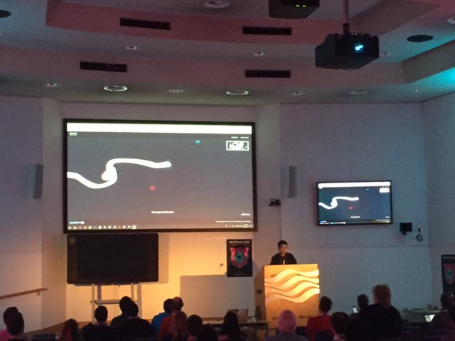 TheGraphicalWeb's tweet image. .@edankwan from @wearekuva starting the afternoon talking #Creative #coding using #webgl Great stuff! #graphicalweb16